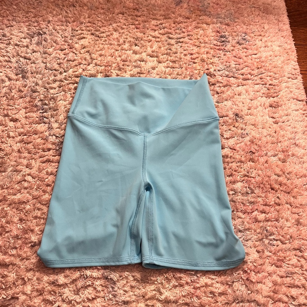 Women's Sky Blue Bike Shorts